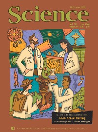 Science magazine cover